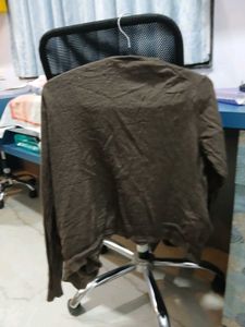 Brown Zara Knit Cardigan