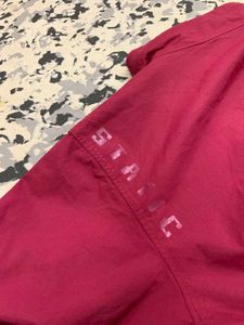 HEAVY DUTY static battle burgundy Quilted Jacket