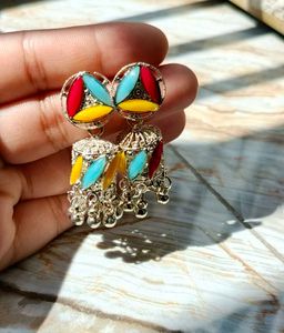 Boho Style Jhumka Earrings 💖