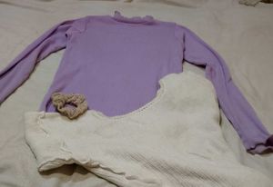 High Neck Lavender Top 💜🌼