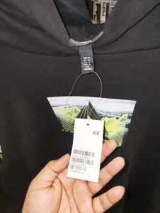 H&amp;M UNISEX BAGGY OVERSIZE PRINTEDHOODIE 🔥🔥