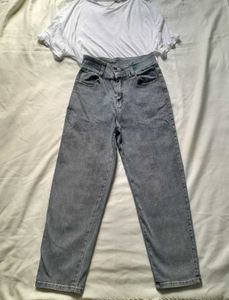 Blue Boyfriend Jeans