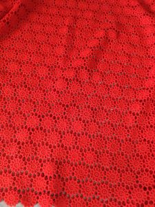 Red Flower Detail Top