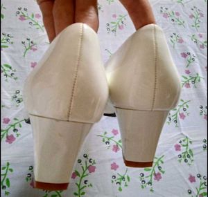 Heels Old Money Aesthetic Cute White Bow Heel