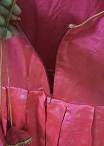 Elegant Pink Anarkali Kurta Set