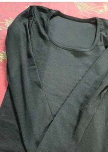 Black Long Sleeve Top - Basic Essential