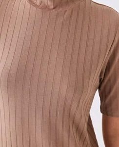 Ribbed Mock Neck Top