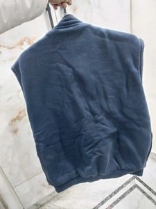 Navy Reversible Blue and patterned Sleeveless