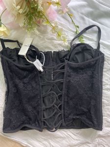 Black Lace Bustier Corset