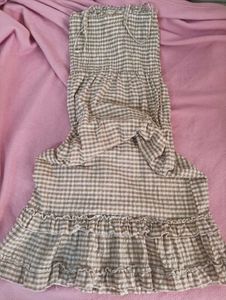 Gingham Pinteresty Dress With Adjustable Strap 🌷