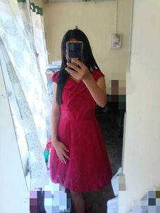 Maroon Dress