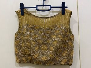 Golden Heavy Work Lehenga