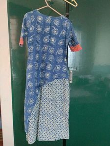 Pure Cotton Kurta , No Slit