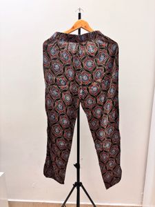 Laks*ita Printed Satin Palazzos