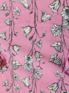 Pink Floral party wear gown