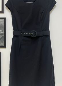 Black Mango Formal Wear Shift Dress