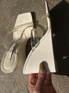 Zara Vinyl Wedges