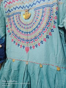 Long Cotton Designer Dress