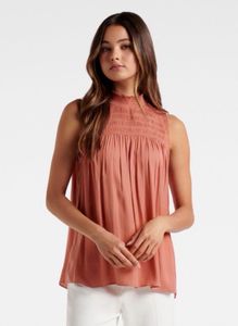 Forever New Delilah Shirred Yoke Blouse