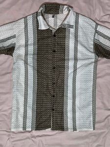 Vintage Striped Button-Down