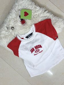 San Diego Embroidered Colorblocked Tee