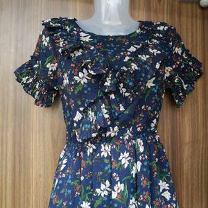 Floral Print Midi Dress