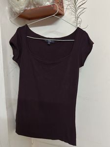 Burgundy CODE Top