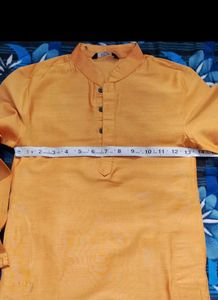 Like New Mustard Yellow Kurta Set For Boys