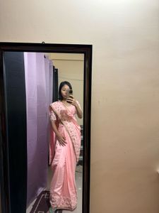 Elegant Pink Saree