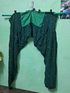 Green Embroidered Salwar Kameez Dupatta
