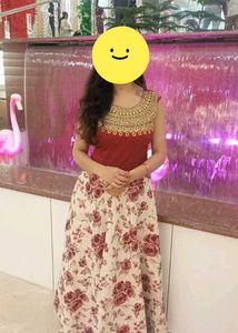 Elegant Floral Gown
