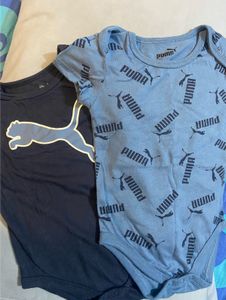 Set Of 2 Original Puma Baby Onesie