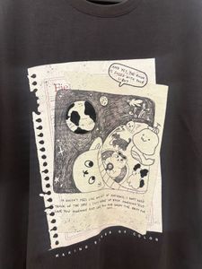 Graphic Print Oversized Tee