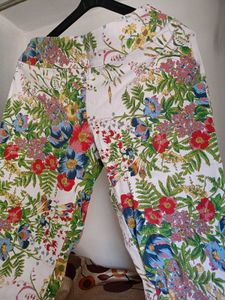 Floral Print Pants