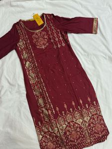 New Aurelia Maroon Kurti
