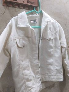 white denim jacket