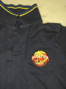 Navy Blue Polo T-Shirt