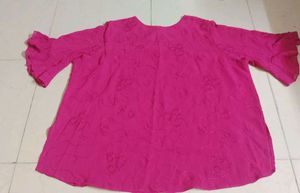 Formal Rose Pink Blouse.