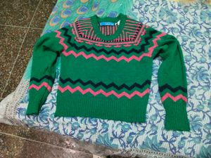 Women Winter Crop Sweater Korean