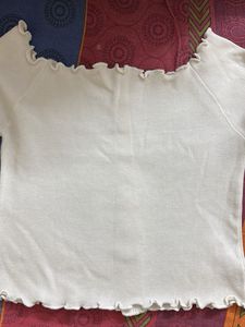 White Off-Shoulder Top