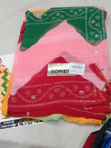 Multicolored Saree
