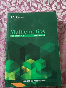 RD SHARMA CLASS 12TH MATH