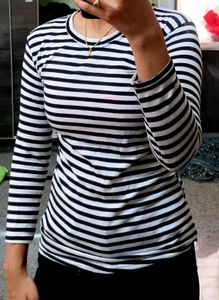Striped Long Sleeve Top