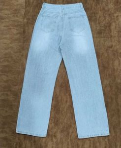 Light Wash Wide Leg Jeans