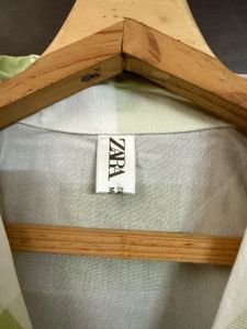 ZARA Checkered Crop Shirt