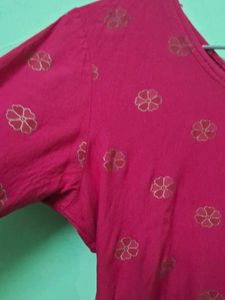 Pink Printed Kurta salwar ❤