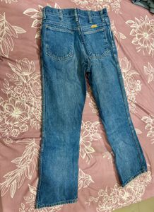 Set Of Two Light Wash Denim Jeans