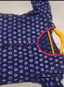 Cotton Blue Chudi