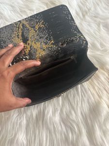 YSL Python Embossed Crossbody