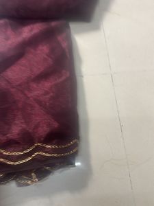 Elegant Maroon Saree